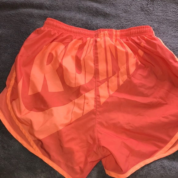 Orange Nike Running Shorts - Picture 2 of 4